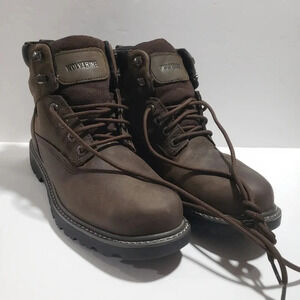 NWOT Wolverine Mens Brown Floorhand WP 6" Size  9.5 US Work/Hiking Bootsoots